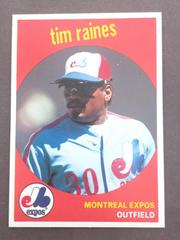 Tim Raines [Hand Cut] #39 Baseball Cards 1989 Baseball Cards Magazine Repli Prices