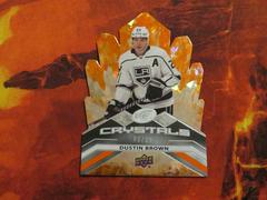 Dustin Brown [Orange] #IC-24 Hockey Cards 2021 Upper Deck Ice Crystals Prices
