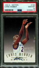 Chris Webber Basketball Cards 1994 E Motion Prices