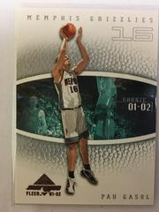 Pau Gasol #108 Basketball Cards 2001 Fleer Marquee Prices