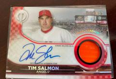 Tim Salmon [Red] #TSS-TS Baseball Cards 2022 Topps Tribute Stadium Signatures Prices