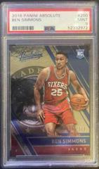 Ben Simmons #200 Basketball Cards 2016 Panini Absolute Prices