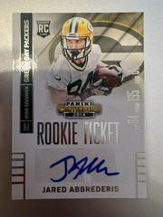 Jared Abbrederis [Seat Autograph Championship Ticket] Football Cards 2014 Panini Contenders Prices