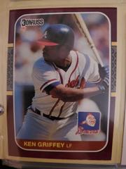 Ken Griffey #42 Baseball Cards 1987 Donruss Opening Day Prices
