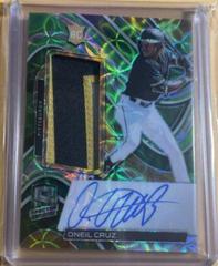 Oneil Cruz [Jersey Autograph Neon Green] Baseball Cards 2022 Panini Chronicles Spectra Prices