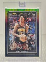 Jalen Johnson [Green] Basketball Cards 2021 Panini One and One Prices