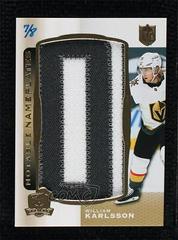 William Karlsson #NN-WK Hockey Cards 2020 Upper Deck The Cup Notable Nameplates Patch Prices