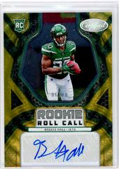 Breece Hall [Gold] #RCS-BH Football Cards 2022 Panini Certified Rookie Roll Call Signatures Prices