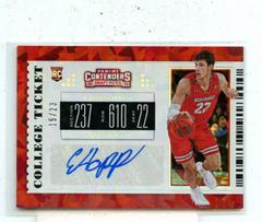 Ethan Happ [Autograph Cracked Ice] #117 Basketball Cards 2019 Panini Contenders Draft Picks Prices
