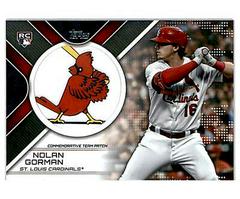 Nolan Gorman Baseball Cards 2023 Topps Patchwork of the Past Commemorative Patch Prices