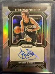 Brent Barry [Silver] #PNM-BRB Basketball Cards 2022 Panini Prizm Penmanship Autographs Prices