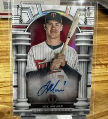 Joe Mauer [Red] #OA-JM Baseball Cards 2023 Topps Tribute Olympus Autographs Prices