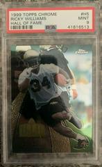 Ricky Williams Football Cards 1999 Topps Chrome Hall of Fame Prices