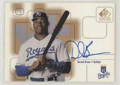 Dermal Brown #DB Baseball Cards 1999 SP Signature Autographs Prices