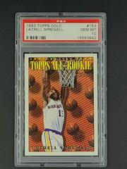 Latrell Sprewell #153 Basketball Cards 1993 Topps Gold Prices