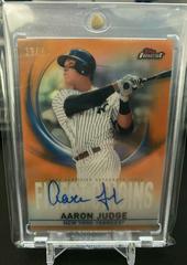 Aaron Judge [Orange Refractor] Baseball Cards 2019 Topps Finest Origins Autograph Prices