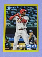 Jordan Walker [Chrome Prospect Gold] #153 Baseball Cards 2021 Bowman Heritage Prices