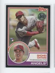 Shohei Ohtani [Black] #83-2 Baseball Cards 2018 Topps Update 1983 Baseball Prices