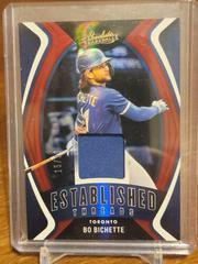 Bo Bichette [Spectrum Red] Baseball Cards 2022 Panini Absolute Established Threads Prices
