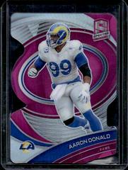 Aaron Donald [Pink Die Cut] Football Cards 2020 Panini Spectra Prices