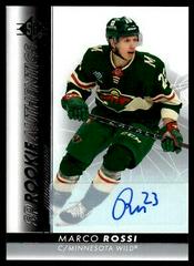 Marco Rossi [Signature] #124 Hockey Cards 2022 SP Prices