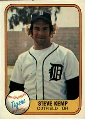 Steve Kemp #459 Baseball Cards 1981 Fleer Prices