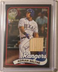 Adrian Beltre [Black] #89BR-AB Baseball Cards 2024 Topps 1989 Relic Prices