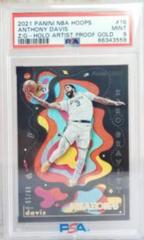 Anthony Davis [Holo Artist Proof Gold] #16 Basketball Cards 2021 Panini Hoops Zero Gravity Prices