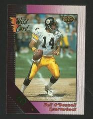 Neil O'Donnell [10 Stripe Silver] Football Cards 1992 Wild Card Field Force Prices
