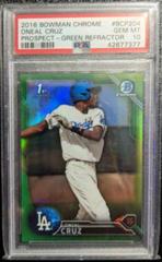 Oneal Cruz [Green Refractor] Baseball Cards 2016 Bowman Chrome Prospect Prices