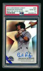 Brendan Rodgers [Refractor] Baseball Cards 2015 Bowman's Best of Autographs Prices
