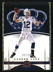 Andrew Luck [Bronze] #24 Football Cards 2017 Panini Crown Royale Prices