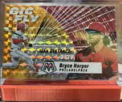 Bryce Harper [Reactive Yellow] #BF4 Baseball Cards 2021 Panini Mosaic Big Fly Prices