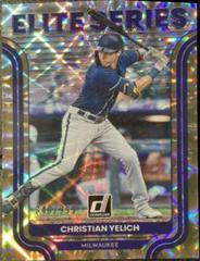 Christian Yelich #ES-2 Baseball Cards 2022 Panini Donruss Elite Series Prices