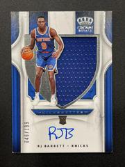 RJ Barrett [Autograph Jersey] #140 Basketball Cards 2019 Panini Crown Royale Prices