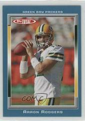 Aaron Rodgers [Blue] #127 Football Cards 2006 Topps Total Prices