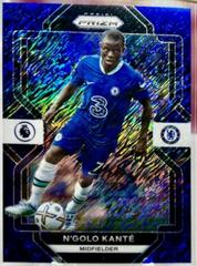N'Golo Kante [Blue Shimmer] Soccer Cards 2022 Panini Prizm Premier League Prices
