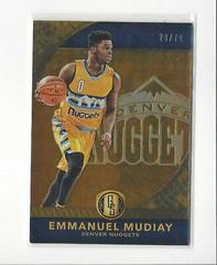 Emmanuel Mudiay #2 Basketball Cards 2016 Panini Gold Standard Prices