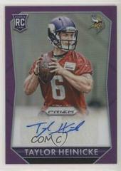 Taylor Heinicke [Violet Prizm] #RS-TH Football Cards 2015 Panini Prizm Rookie Signatures Prices