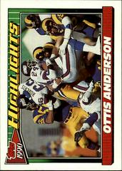 Ottis Anderson #5 Football Cards 1991 Topps Prices