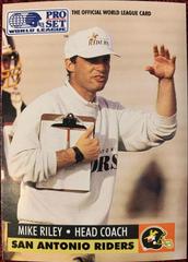 Mike Riley Football Cards 1991 Pro Set Wlaf Inserts Prices