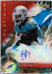 Jay Ajayi [Red Refractor] Football Cards 2015 Topps Platinum Prices