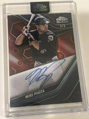 Mike Piazza [Red] #CBA-MP Baseball Cards 2023 Topps Chrome Black Autographs Prices