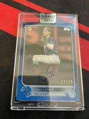Josh Lowe [Blue] #CAA-JL Baseball Cards 2022 Topps Clearly Authentic Autographs Prices