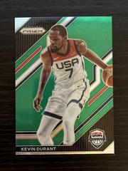Kevin Durant [Green] #3 Basketball Cards 2022 Panini Prizm USA Prices