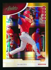 Bryce Harper [Spectrum Gold] #1 Baseball Cards 2020 Panini Absolute Prices