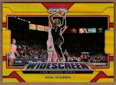 A'ja Wilson [Gold] Basketball Cards 2022 Panini Prizm WNBA Widescreen Prices