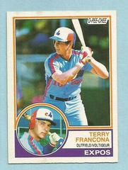 Terry Francona Baseball Cards 1983 O Pee Chee Prices