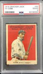 Ty Cobb #30 Baseball Cards 1915 Cracker Jack Prices