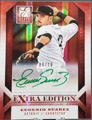 Eugenio Suarez [Franchise Future Signature] #80 Baseball Cards 2013 Panini Elite Extra Edition Prices